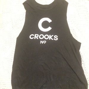 Crooks & castles cutoff tank