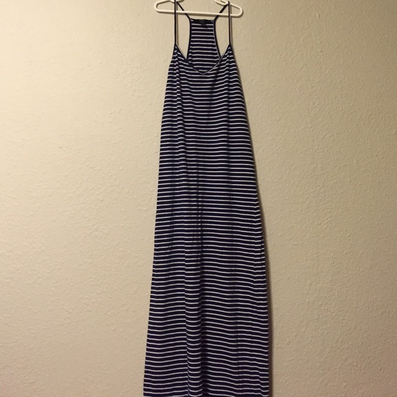 Long Striped Sun Dress