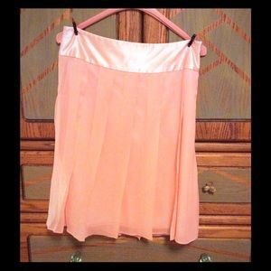 Peachy pink banana republic skirt