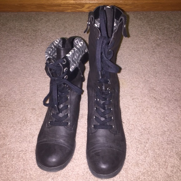 Black Combat Boots