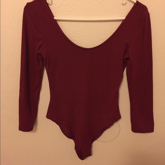 Forever 21 body suit. Goes up to elbows