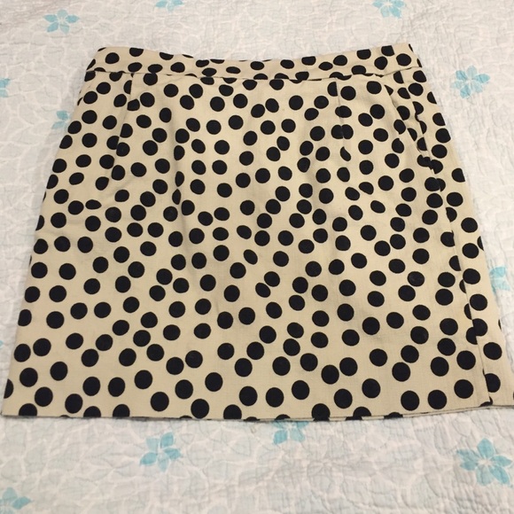 J. Crew Polka Dot Skirt