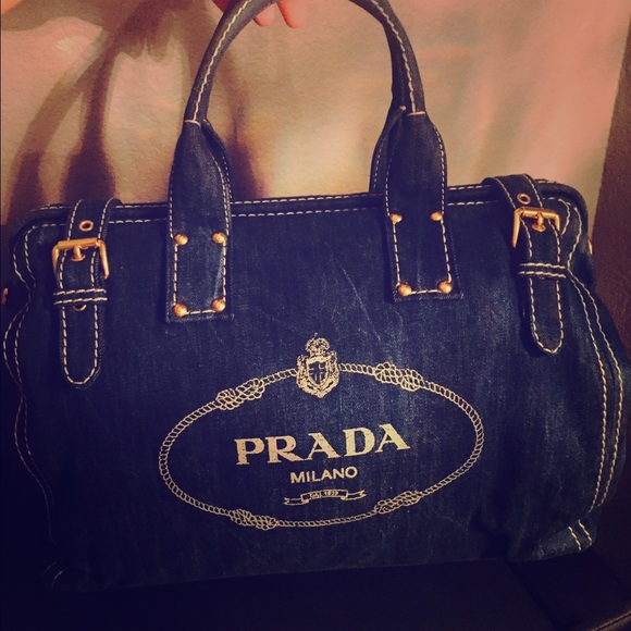 Prada Denim tote