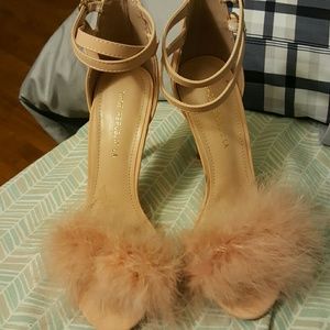 Fluffy heels!