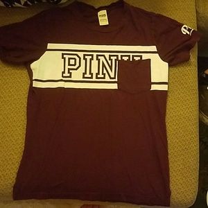 Oversized Vs Pink t-shirt