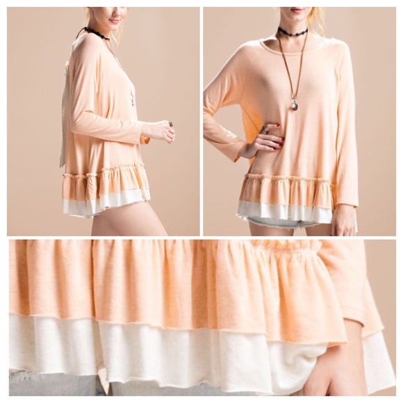 DOUBLE RUFFLE TUNIC - Picture 2 of 3