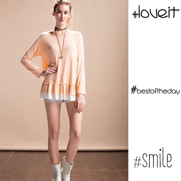 DOUBLE RUFFLE TUNIC - Picture 3 of 3