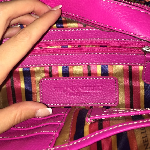 Pink tagnanello handbag - Picture 2 of 4