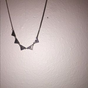 NEW silver and gold short necklace