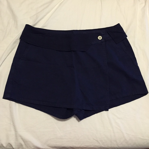 ⚡️SALE⚡️Michael Stars Navy Wrap Skort - Picture 2 of 4