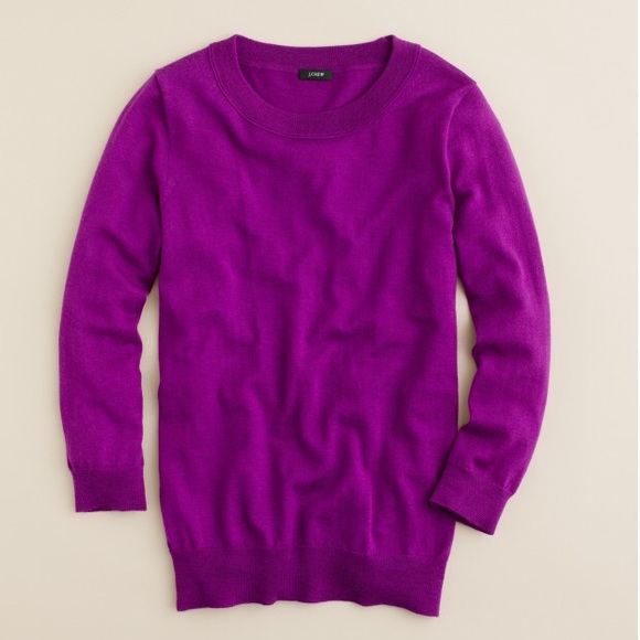 J.Crew Tippi Sweater in Bright Plum!