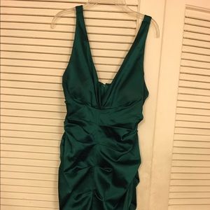 Emerald green midi