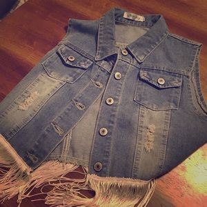 Denim vest