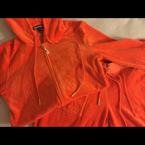orange juicy tracksuit