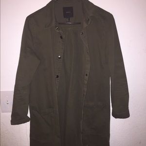 Dark green button up