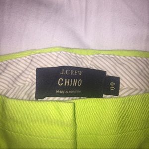 NEW j. crew chino shorts size 00