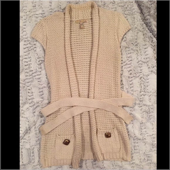 TAN CARDIGAN