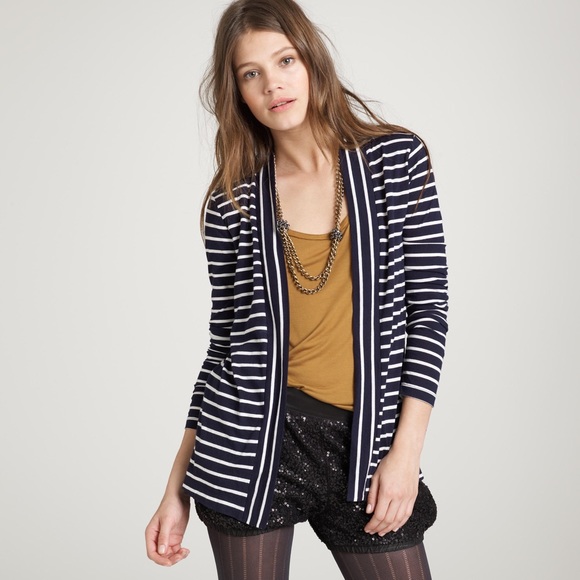 J.Crew Sailor Stripe Always Cardigan!