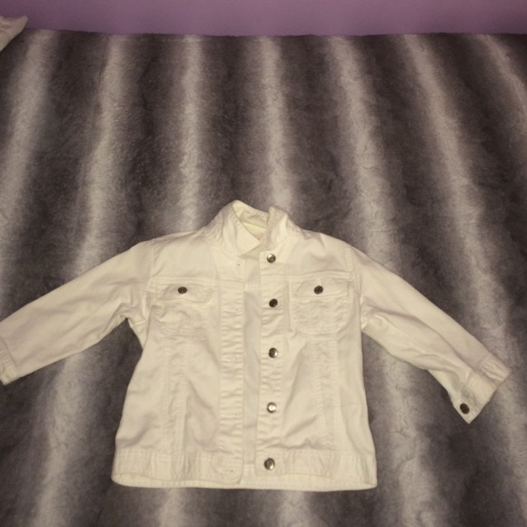 White jean jacket