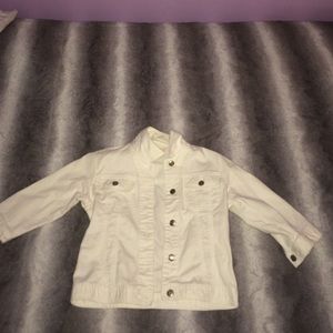 White jean jacket