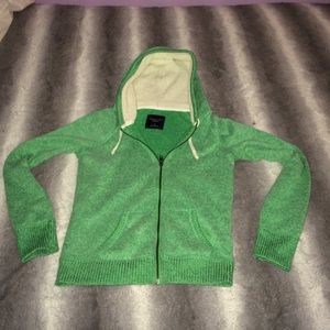 Green American Eagle zip up!
