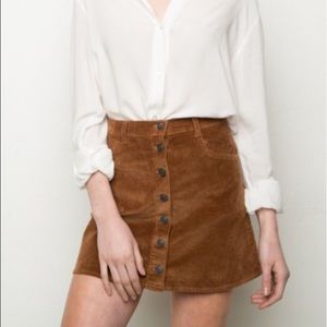 Brandy Melville Corduroy Skirt Look Alike
