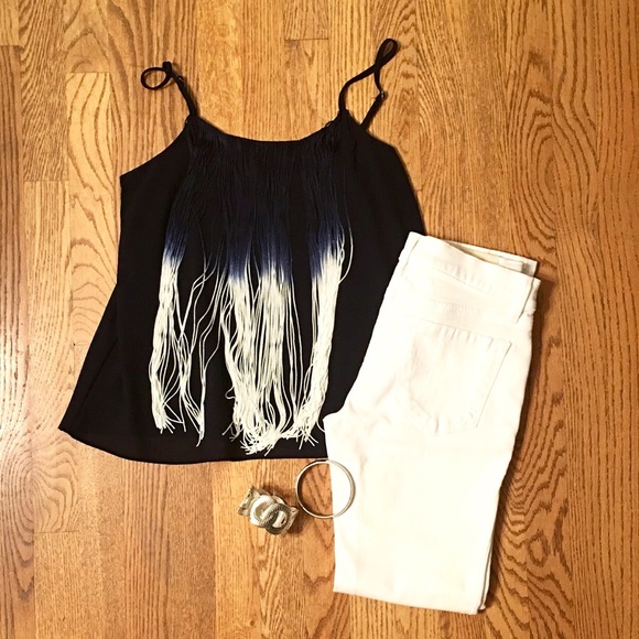 ❗️SOLD❗️NWOT Fringe Tank💙 - Picture 2 of 6