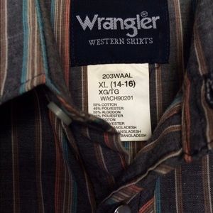 Wrangler western shirt