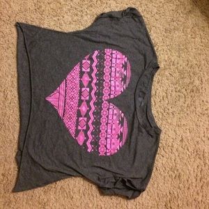 Gray crop top ! Never worn !