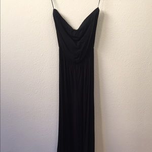 BB Dakota strapless black jumpsuit