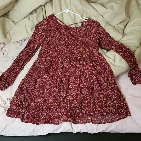 Forever 21 red baby doll summer dress