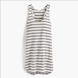 J. Crew racerback tunic or cover-up in Stripe
