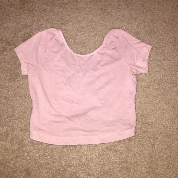 Dusty pink crop top