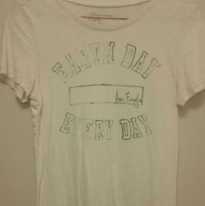 American Eagle earth day tee shirt