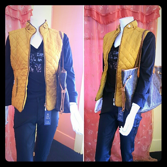 Beautiful Mustard Vest