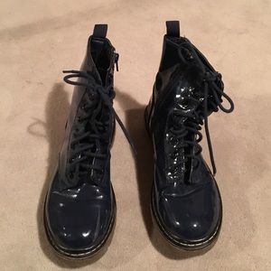 Fake Navy Blue Doc Martins