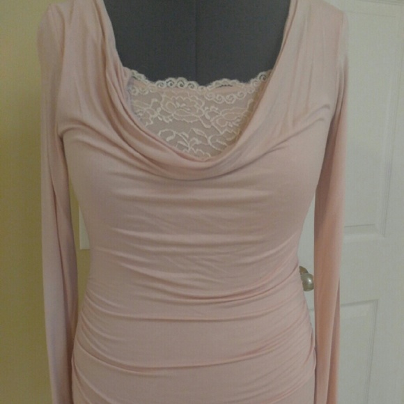 Pink long sleeved top