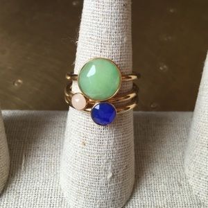 Stella & Dot Florence Stackable Ring Set