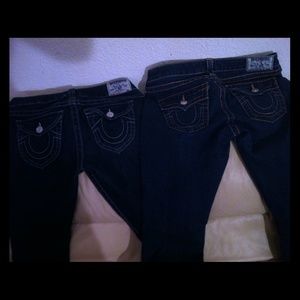 True Religion Jeans sz. 28 $75 for both