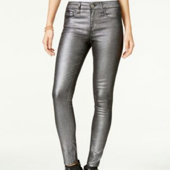 Tinseltown Metallic skinny Jeans