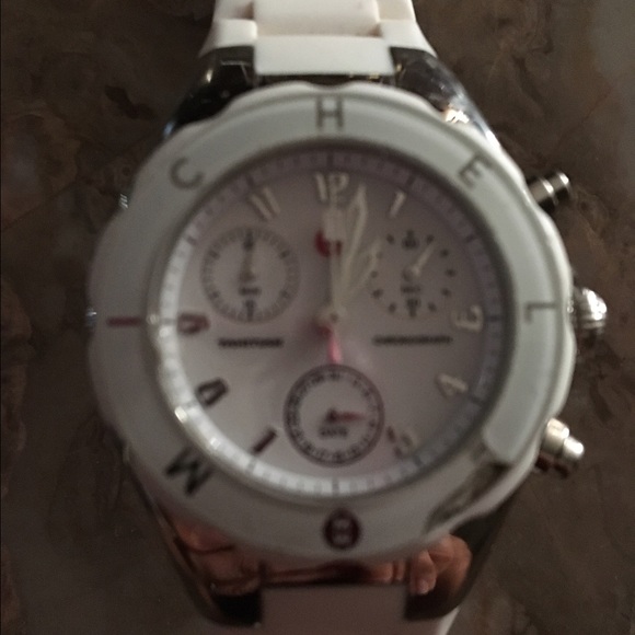 Michele jelly bean stainless steal watch