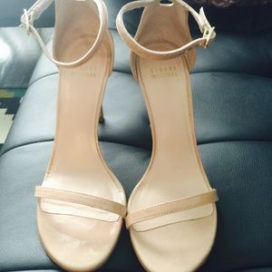 Gorgeous Stuart Weitzman sandal nude color