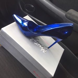 Royal Blue Pointed Heels