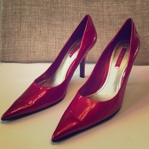 Red patent Nine West 8.5 Heel