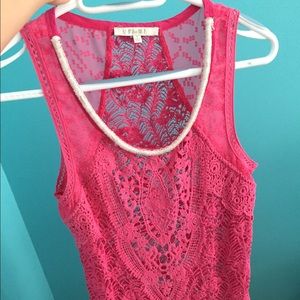 Hot Pink Miss Me Tank Top