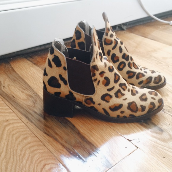 Cheetah Print booties
