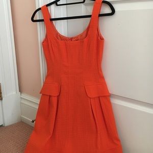 Nanette Lepore orange mini dress
