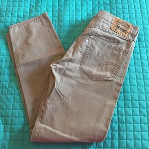 508 LEVI SKINNY JEANS KHAKI Men