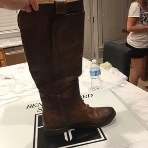 Frye Paige tall riding boots. Like new with box.