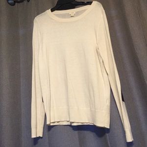 J. Crew white sweater